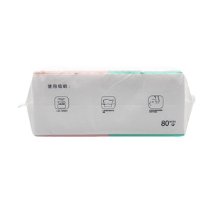 Serviettes de visage de lavage de coton de haute qualité 80pcs serviettes de visage portatives environnementales jetables pour le voyage d'hôtel - Product Image 5