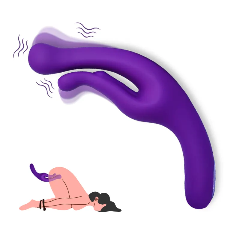 2024 Hot Female Stimulation Massage gerät USB Wiederauf ladbarer Orgasmus Masturbation Leben Wasserdichter Silikon Weiblicher Vibrator