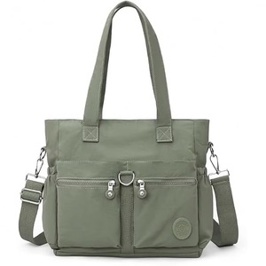 Sac fourre-tout en polyester pour femme, style sportif, imprimé, avec logo, pour le shopping, échantillon gratuit - Product Image 1
