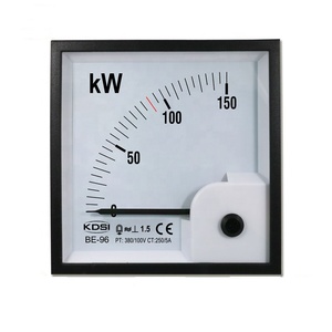 Loại vuông Be-96 3p3w 150kw 380/100V 250/5A Analog AC kW bảng điều chỉnh đồng hồ điện - Product Image 1