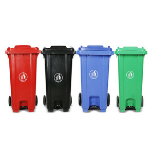 Poubelle en plastique <span class=keywords><strong>de</strong></span> 240 L, produits écologiques, poubelle en plastique avec pédale - Product Image 3