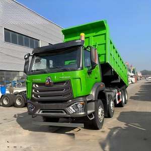 Camion benne Sinotruk HOWO NX 8x4 400HP, export direct usine, camion d'ingénierie minier à 12 roues arrière - Product Image 4