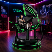 Plateforme de mouvement supérieure, simulateur de course réaliste avec force G pour les joueurs d'e-sport et les écoles de conduite en intérieur