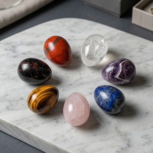Precio de fábrica, la mejor calidad, huevos de ágata hechos a mano, cristal Natural, cuarzo, artesanías, rocas de Reiki, Feng Shui, venta al por mayor, minerales de Jade - Product Image 3