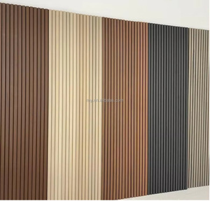 Cao Cấp Tùy Chỉnh Acoustic Slat Gỗ Tường Bảng Điều Chỉnh Âm Thanh Bằng Chứng Và Phong Cách - Product Image 1