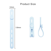 Sangle de rangement réglable en silicone Attaches de câble Enveloppe de cordon Réutilisable Haute élasticité Cordons électriques Organisateur Chargeur de câble de données
