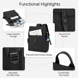 Sacs <span class=keywords><strong>à</strong></span> <span class=keywords><strong>dos</strong></span> pour ordinateur portable personnalisés avec logo, imperméables, <span class=keywords><strong>à</strong></span> rabat, en nylon fin, 15,6 pouces, pour hommes et femmes, loisirs, bureau, compatibles Ryanair, multicolores - Product Image 3