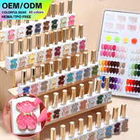 ZRKGEL – Kit de manucure semi-permanent 80 couleurs, gel vernis à ongles personnalisé, vente en gros OEM ODM, avec logo sur mesure
