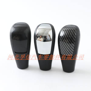 Poignée de levier de vitesse Ford Focus Mk2 Fiest en cuir noir ergonomique avec trou pour pièces de transmission manuelle de voiture - Product Image 4