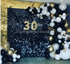Pannelli Murali con Paillettes 8x8 ft, Decorazione 3D con Glitter, Sfondo per Matrimoni - Product Image 5