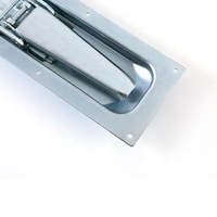 Serrure à bascule pour camion robuste, fixation de ramassage plaquée de Zinc, poignée de remorque, verrou de porte