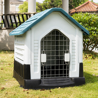 Niches pour chiens d'extérieur modernes, solides, résistantes aux intempéries, isolées, toutes saisons, protection contre la pluie et le soleil, pour chiens de taille moyenne et grande.
