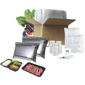 Grosir kemasan Defrost daging Freezer pengiriman makanan beku kotak Freezer bergelombang untuk pengiriman