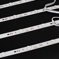 Bande lumineuse LED flexible intelligente 12 volts SMD2838 12W pour boîte à lumière intérieure, 12 LED, étanche IP20, bandes lumineuses LED 12 volts