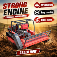 Tondeuse à gazon automotrice EACHAN 1000 mm, robot tondeuse agricole, machine à couper l'herbe, tondeuse à gazon chenillée à braquage zéro pour la maison, à vendre