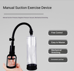 Pompe à pénis manuelle pour homme, agrandisseur de taille M, jouet sexuel pour adulte, pompe à vide pour hommes, entraîneur de masturbation - Product Image 3