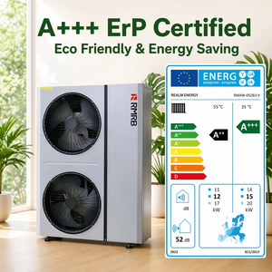 Pompe à chaleur air-eau R290 EVI WiFi A+++ à faible niveau sonore pour hôtels, chauffage, refroidissement et ECS, fabricant OEM - Product Image 5