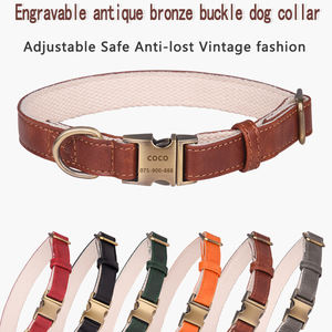 Beirui 2025 Conjunto de <span class=keywords><strong>collar</strong></span> de perro de lujo para mascotas Cómodo cuero PU duradero con hebilla de metal de alta calidad Acolchado al por mayor - Product Image 2
