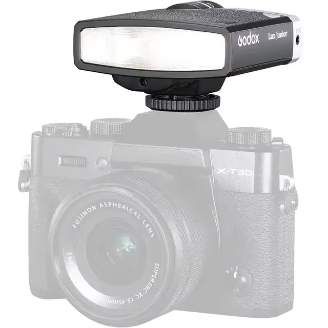 God ox Lux Junior Retro Camera Flash Gn12 Mini Flash For Cameras