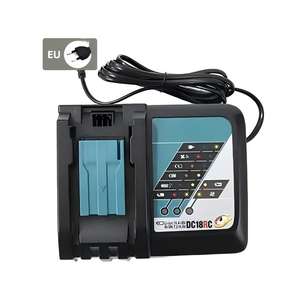Cargador Rápido Actualizado 5A 6A DC18RD Compatible <span class=keywords><strong>con</strong></span> Batería de Iones de Litio de 18V Compatible <span class=keywords><strong>con</strong></span> BL1830, BL1840, BL1850, BL1860 - Product Image 1
