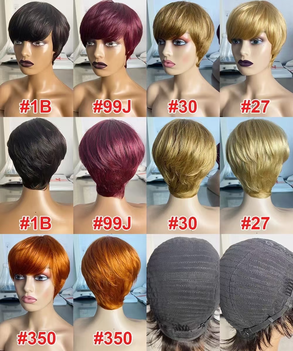 non lace pixie wig