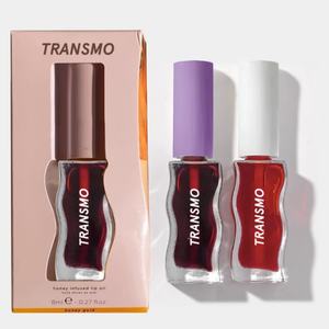 Tubos de Brillo Labial de Vidrio Blanco con Tapa de Rosca, Diseño Único, Venta al por Mayor, Botella de Brillo Labial para Uso con Rubor - Product Image 1