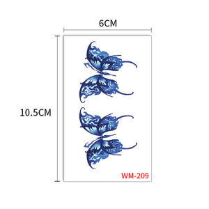 Tatouages temporaires <span class=keywords><strong>papillon</strong></span> <span class=keywords><strong>3D</strong></span> imperméables pour filles, taille petite, tendance et très demandés - Product Image 5