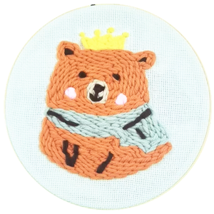 Aijia Crafts Kits de broderie artisanale pour enfants Cadeau créatif Set d'artisanat à l'aiguille - Product Image 2