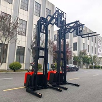 Chariot élévateur électrique à portée profonde, 1,6 tonne, double portée, pour entrepôt