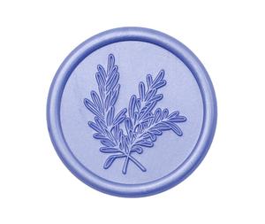 Weißer Lorbeer kranz Siegel Wachs Aufkleber Hochzeit Umschlag Siegel selbst klebend - Product Image 2