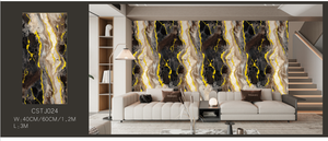 Azulejo de cerámica de PVC autoadhesivo con estampado de mármol de lámina dorada, revestimiento de paredes impermeable <span class=keywords><strong>para</strong></span> decoración de cocina y hogar - Product Image 3