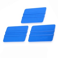 Bleu plastique fenêtre raclette vinyle Film voiture Wrap véhicule emballage grattoir fenêtre Film teinte outil écologique Huafeng marque