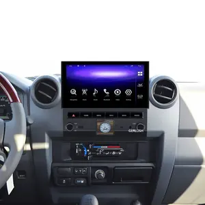 Gerllish 11.2 "360 Carplay 8G 128G AndroidカーDVDプレーヤーGPSWIFIステレオラジオforToyota Land Cruiser 70 76 75 LC70 LC76 LC75