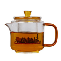 Verre à haute teneur en borosilicate Gongfu fleur infuseur à thé Transparent grande capacité chauffage électrique bouilloire à eau Pot magique bouilloire à thé