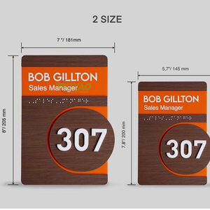 Eyjiao — signes de nom de porte <span class=keywords><strong>à</strong></span> fenêtre coulissante, panneau français - Product Image 3