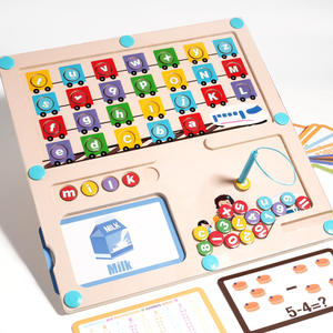 Jouets Montessori, orthographe des mots, opération des nombres, stylo d'écriture pour enfants, <span class=keywords><strong>dinosaure</strong></span>, balle roulante, labyrinthe, jouet éducatif d'apprentissage précoce - Product Image 3