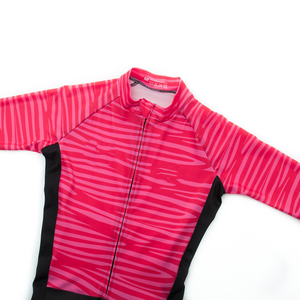 Wrinkle Resistant Easy Care Lightweight Cycling Suit Customizable <b>Red</b> Black Stripe for Commuting Training Road <b>Bike</b> Wear - Product Image 3