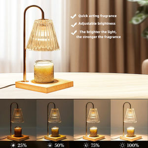 新しいアイデア高級溶融ワックスランプキャンドルウォーマーランプ電気香りキャンドルライトナイトタイマー付き調光可能 - Product Image 4