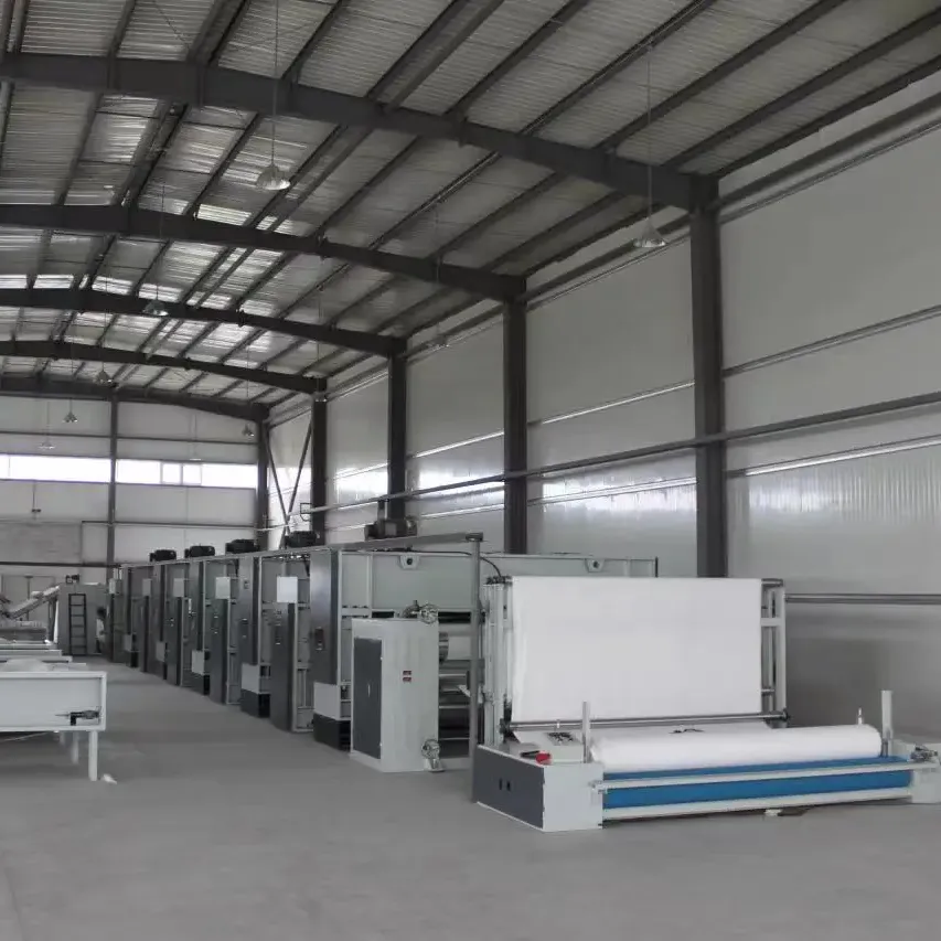 Nonwoven Machine Synthetic Leather Base Fabric Production Line