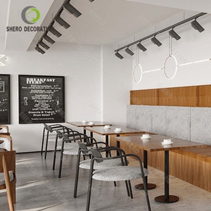 Elegant Cabinet Food Display Showcase Design Coffee Display Cabinet Coffee Shop Counter for Bakery Shop - Product Image 3