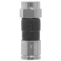 Connecteur de compression de type F RG6, étanche, en laiton, prise mâle F pour câble coaxial RG6, pour télévision par satellite, CATV, CCTV, câble coaxial RG6