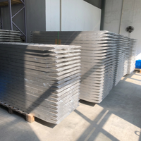 Rampe utilitaire robuste en aluminium argenté 72x15 pouces, capacité 4000 kg, surface antidérapante à nervures, pour moto, tondeuse à gazon, chargement de fourgonnette de fret