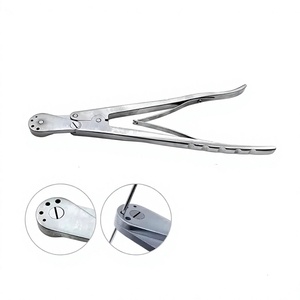Medicab Instruments Cortador de alambre Kirschner de doble articulación Tijeras de alambre de acero para cirugía ortopédica Manual MOL Estándar de seguridad - Product Image 1