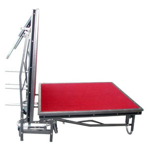 Стальная портативная мобильная сценическая платформа для отелей, банкетов, свадеб и вечеринок, складная сцена со ступеньками, в продаже - Product Image 1