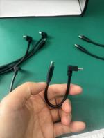 Cable de Datos de Carga Rápida 3A con Conector en Ángulo de 90 Grados para Galaxy S9, Cable Tipo C de 3 Pines 3.1 FPV de Cobre Puro
