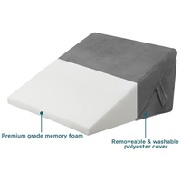 Conception ergonomique Corps de soutien en mousse à mémoire de forme Coussin de dossier polyvalent Angle de lit réglable Oreiller compensé