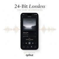 Qobuz 1 an d'abonnement Studio Premier Hi-Res Streaming 24 bits sans perte pour compte MAC, lecteur de musique mondial