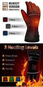 Guanti riscaldati elettrici caldi ricaricabili invernali uomo donna 3.7v 5v 7.4v alimentati a batteria per guanti riscaldanti - Product Image 3