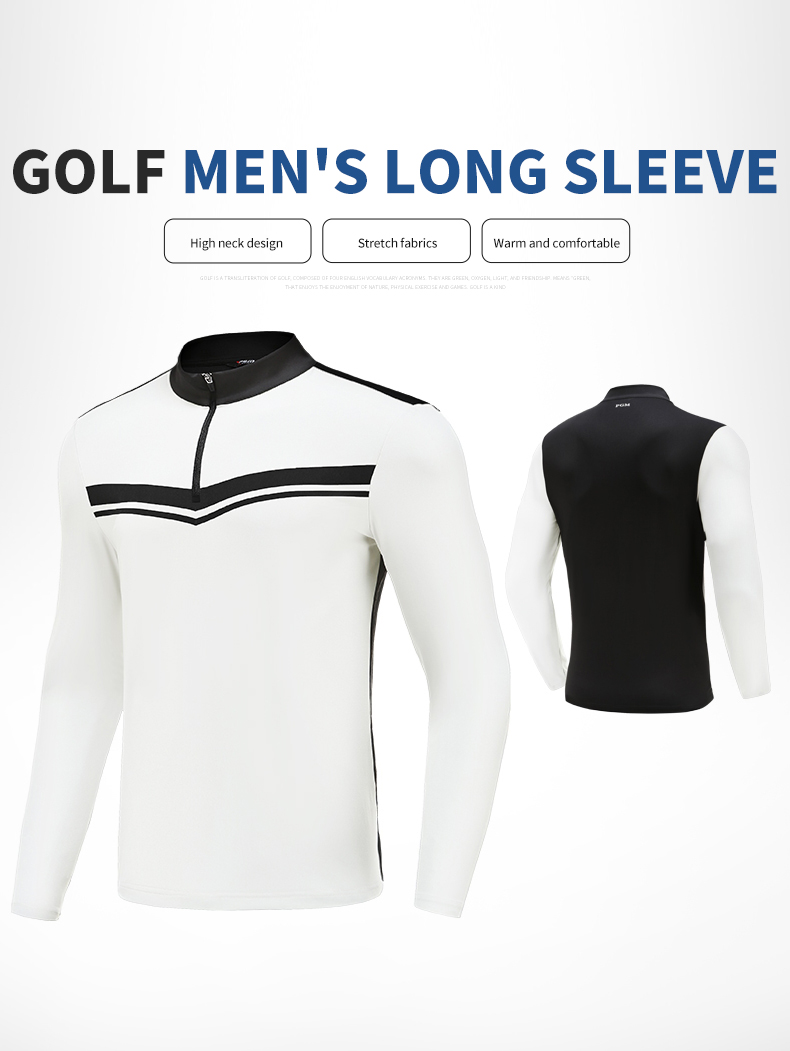 Pgm yf369 golf quarter zip pullover jacket custom logo 1 4 zip pullover