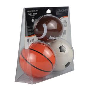 Custom Clear Hard PET Plastic Blister Toy Tri-Fold Clamshell